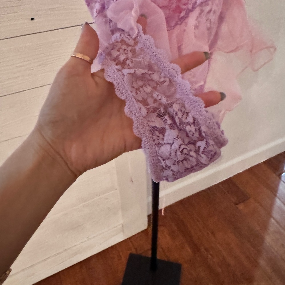 Sugar Thrillz Pink and Purple Lace Chemise nwt - Picture 4 of 6